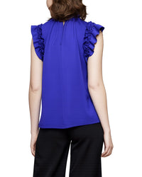 Why Dress Ruffle Neck Top