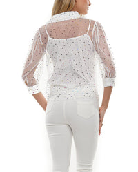 Why Dress Mesh Pattern Top