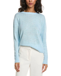 Forte Textured Crop Linen Sweater