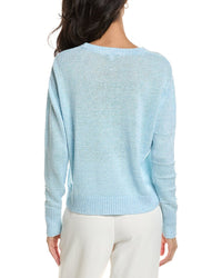 Forte Textured Crop Linen Sweater