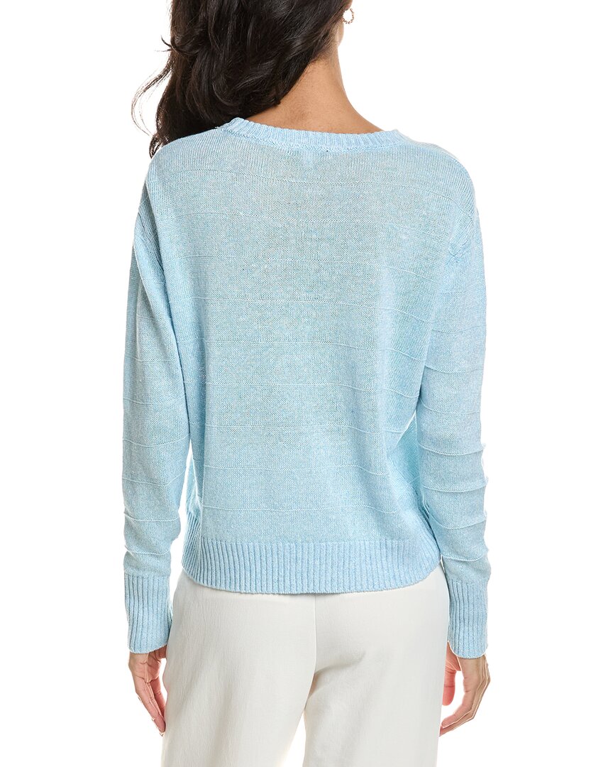 Forte Textured Crop Linen Sweater