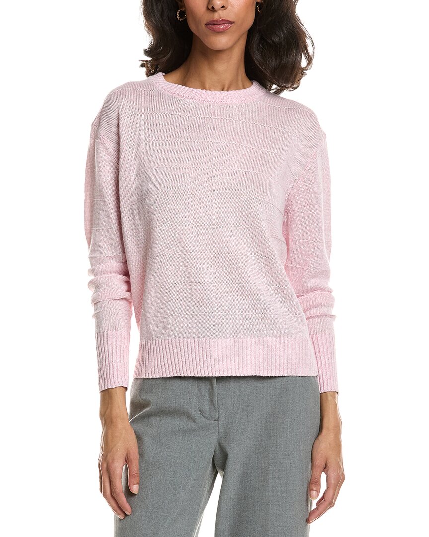 Forte Textured Crop Linen Sweater