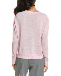 Forte Textured Crop Linen Sweater
