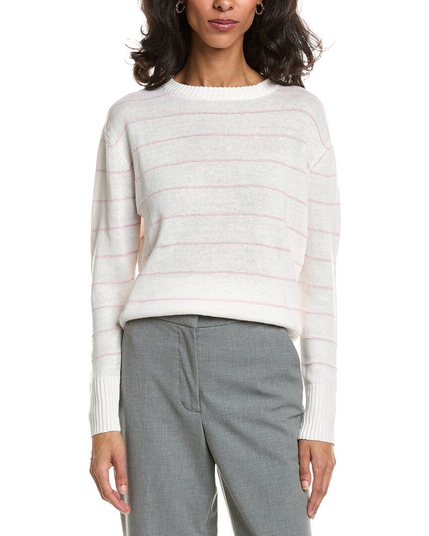 Forte Forte Textured Crop Linen Sweater