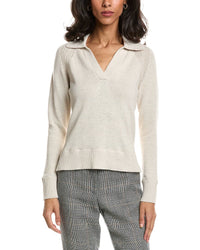 Forte Forte Split Neck Polo Sweater