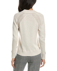 Forte Forte Split Neck Polo Sweater