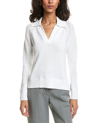 Forte Forte Split Neck Polo Sweater