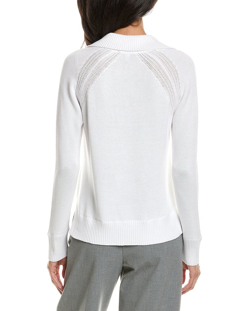 Forte Forte Split Neck Polo Sweater