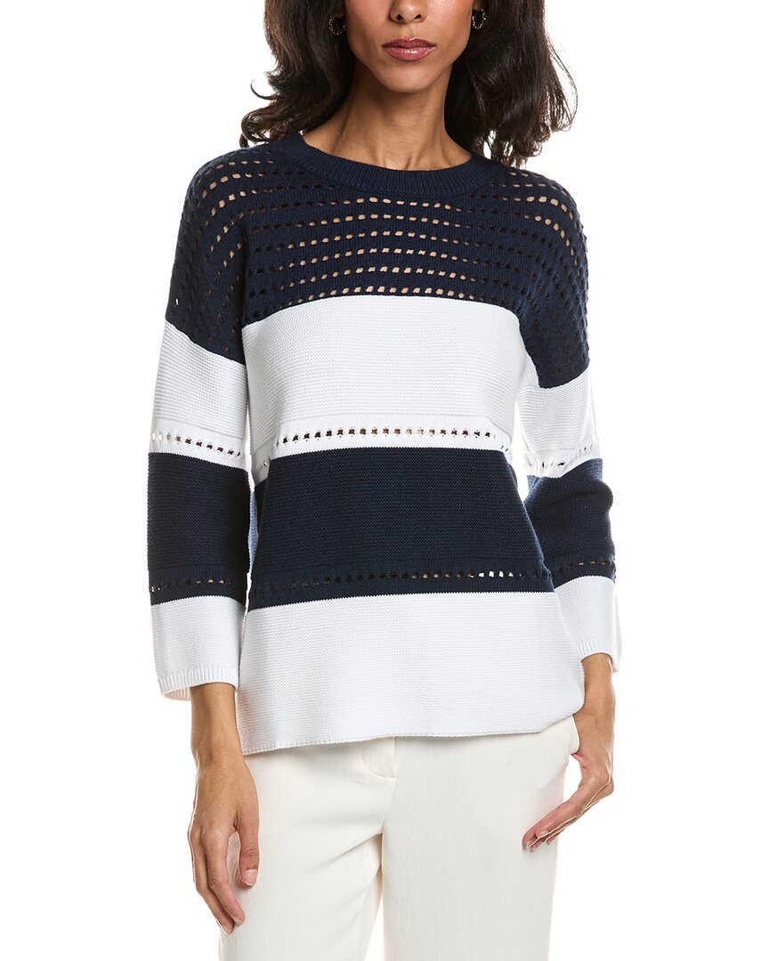 Forte Forte Textured Wide Stripe Pullover