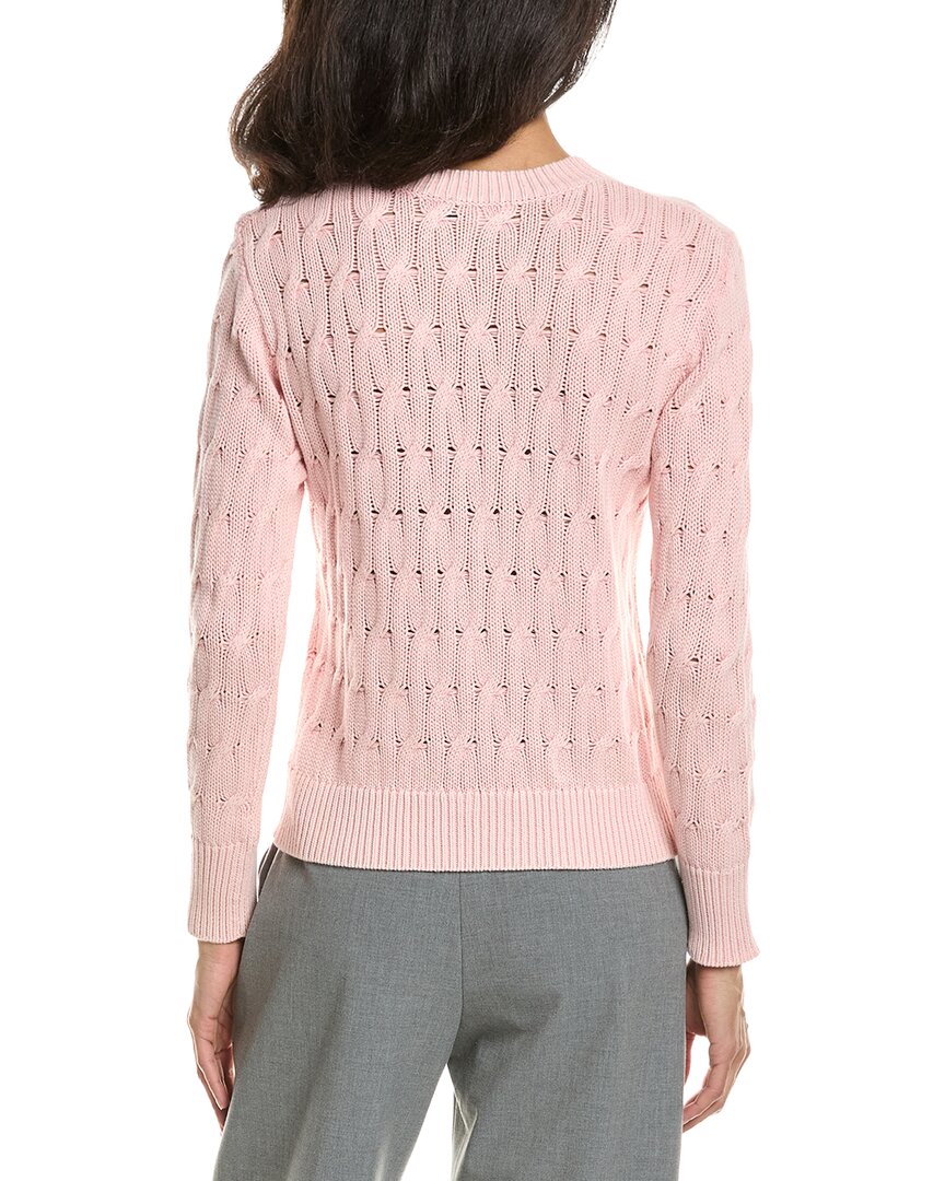 Forte Forte Stonewash Cable V-Neck Sweater