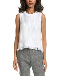 Forte Forte Textured Fringe Tank Top