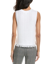 Forte Forte Textured Fringe Tank Top