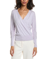 Forte Surplice Silk & Cashmere-Blend Sweater