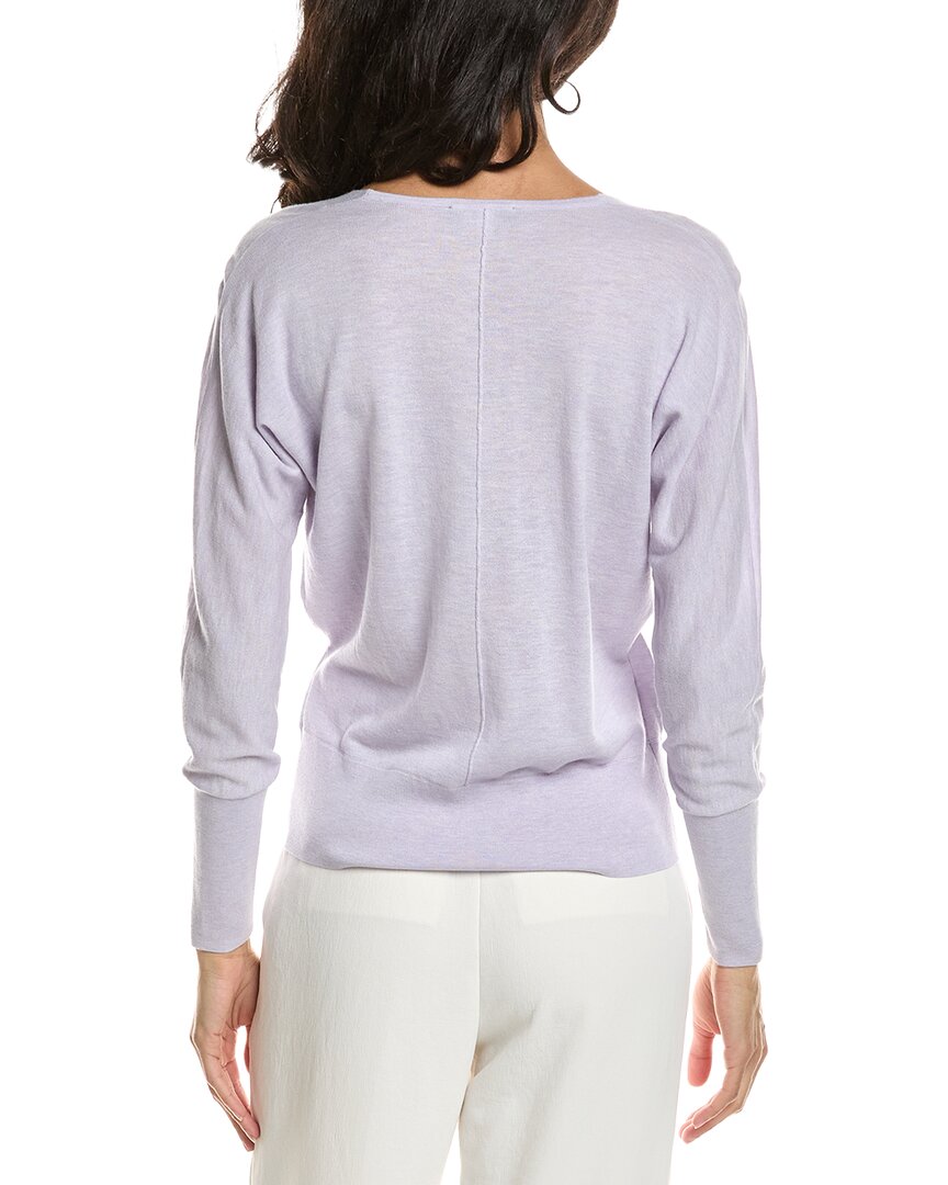 Forte Surplice Silk & Cashmere-Blend Sweater