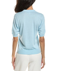 Forte Forte Summer Polo Silk & Cashmere-Blend Sweater