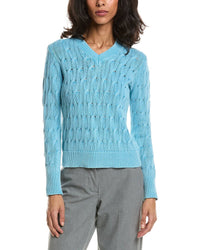 Forte Forte Stonewash Cable Sweater