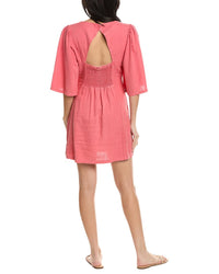 Young Fabulous & Broke Fiora Linen-Blend T-Shirt Dress