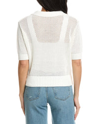 Young Fabulous & Broke Young Fabulous & Broke Vince Crochet Polo Sweater