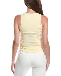 Knit Riot Knit Riot Micro Rib Side Ruched Tank