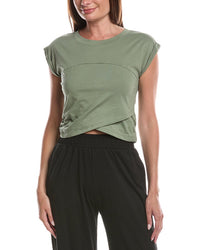 Knit Riot Knit Riot Cross Over Sleeveless T-Shirt