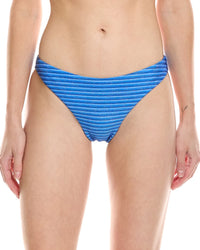 Milly Margot Striped Bikini Bottom