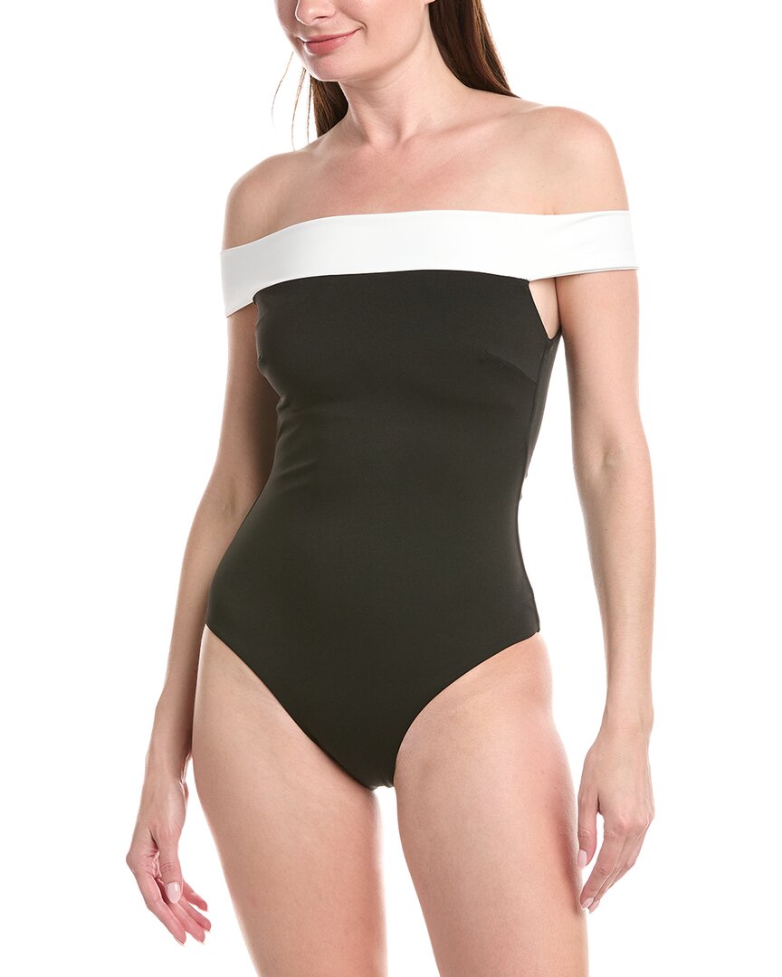 Milly Solid Off The Shoulder One-Piece