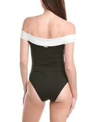 Milly Solid Off The Shoulder One-Piece