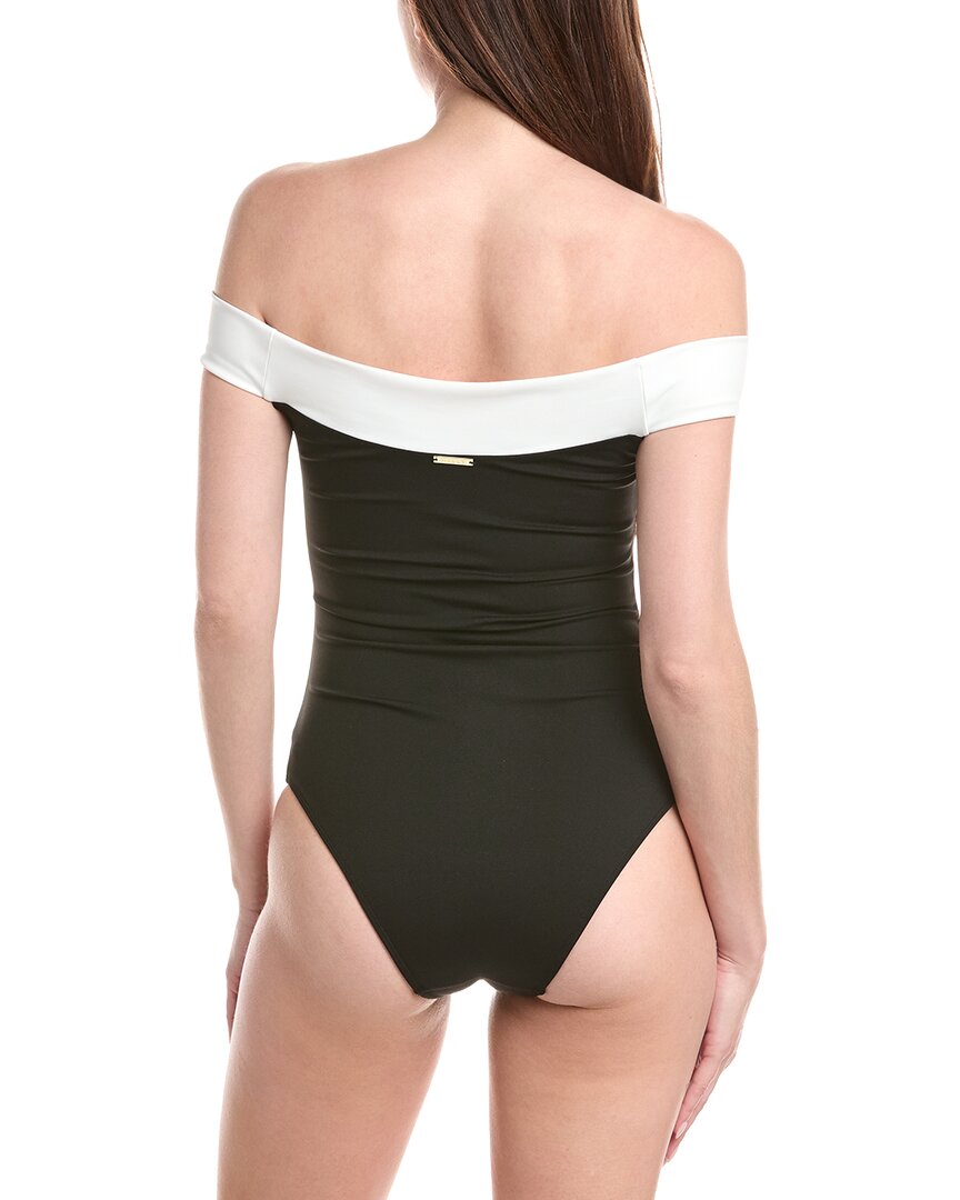 Milly Solid Off The Shoulder One-Piece