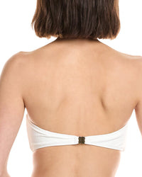 Milly Solid Texture Bandeau Top