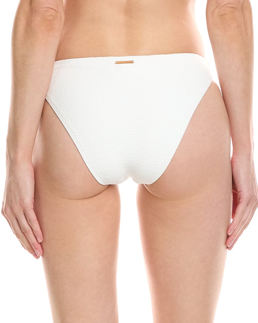 Milly Margot Solid Texture Bikini Bottom
