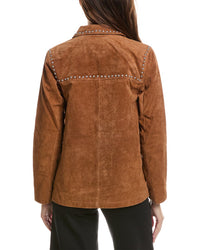 Blank NYC Blank Nyc Roasted Walnut Suede Jacket
