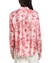 Lafayette 148 New York Scottie Silk Blouse