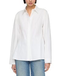 Lafayette 148 New York Petite Pintuck Back Shirt