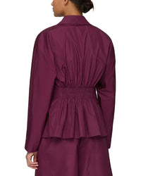 Lafayette 148 New York Petite Pintuck Back Jacket