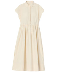 Lafayette 148 New York Plus Gathered Waist Shirtdress