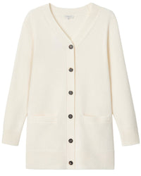 Lafayette 148 New York V-Neck Buton Front Silk Cardigan