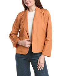 Lafayette 148 New York Cropped Boyfriend Blazer