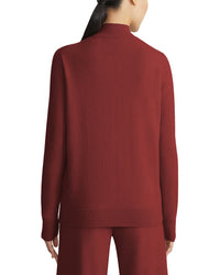 Lafayette 148 New York Zip Front Wool & Cashmere-Blend Cardigan