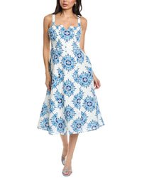 Allison Bella Linen-Blend Shirtdress