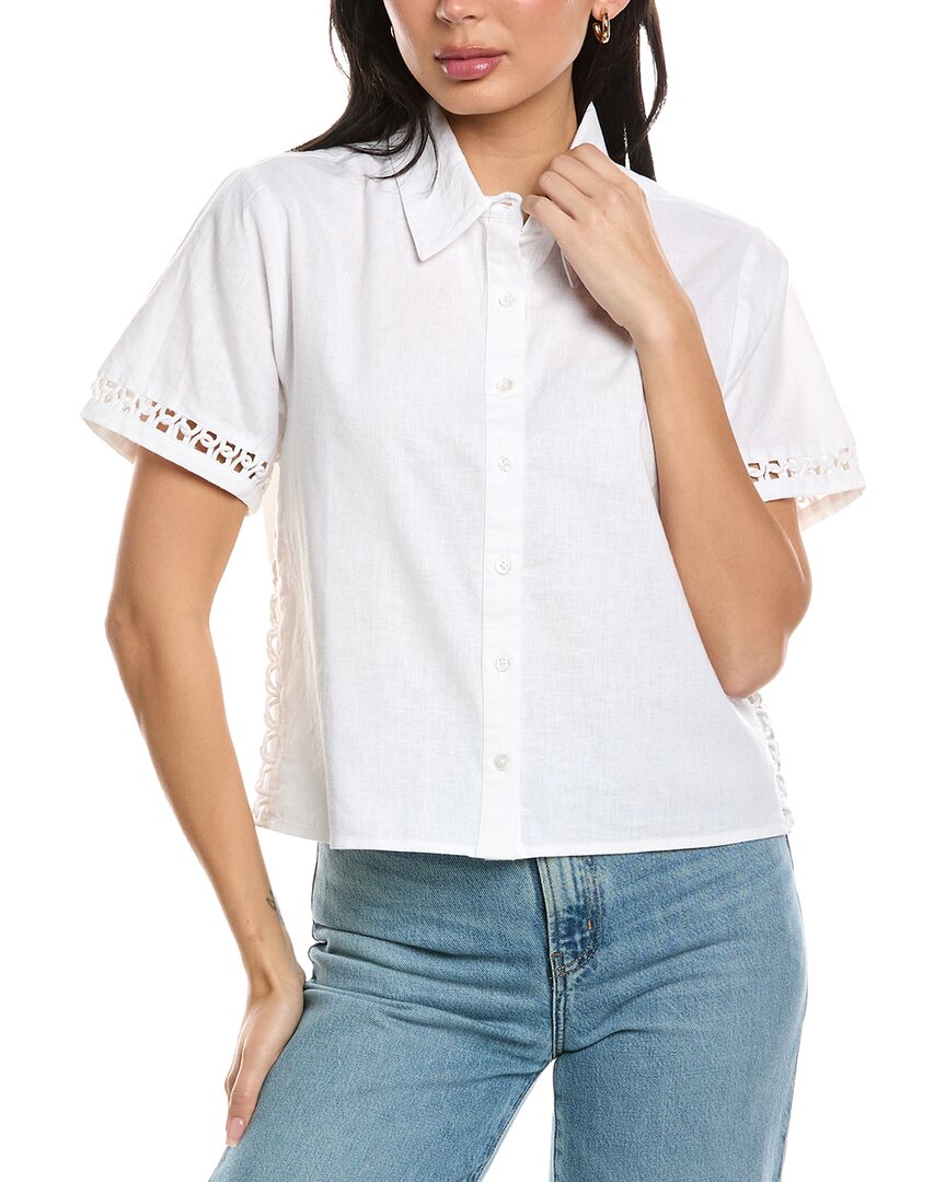 Allison Camille Linen-Blend Shirt