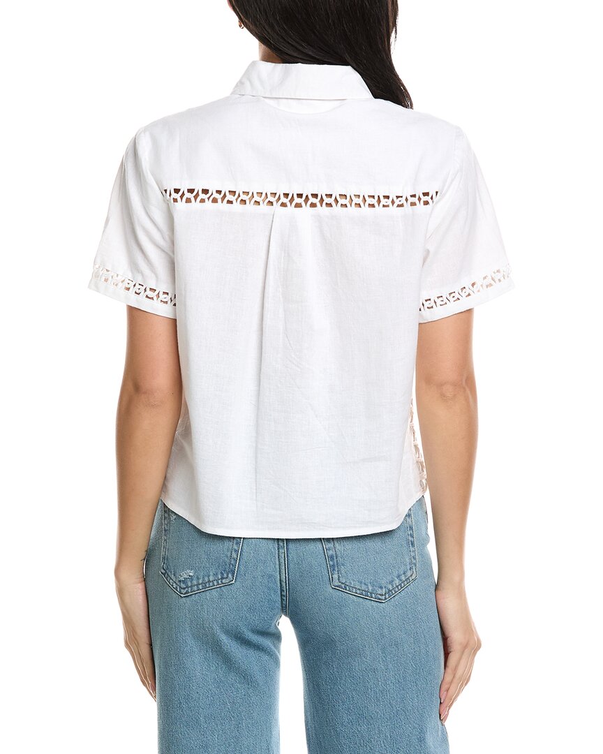 Allison Camille Linen-Blend Shirt