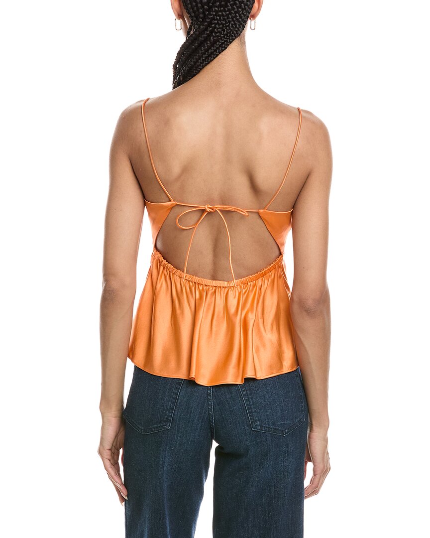 Susana Monaco Silk Tie Back Top
