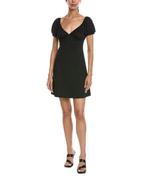 Susana Monaco Puff Sleeve A-Line Dress