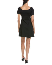 Susana Monaco Puff Sleeve A-Line Dress