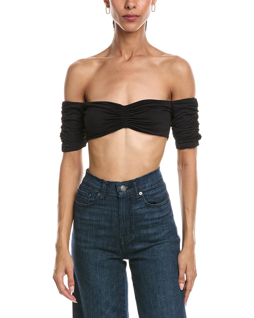 Susana Monaco Gathered Off The Shoulder Top