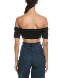 Susana Monaco Gathered Off The Shoulder Top
