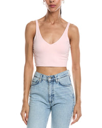 Susana Monaco Crop Very V Strap Top
