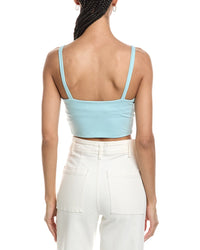 Susana Monaco Crop Very V Strap Top