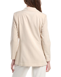 Misook Modern Single Button Jacket