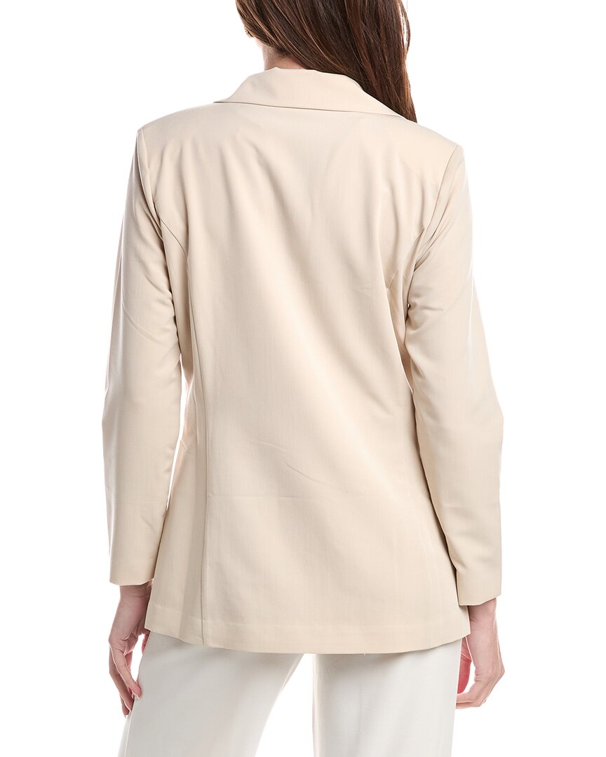 Misook Modern Single Button Jacket